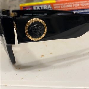 Versace black gold sunglasses